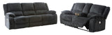 Draycoll Slate Power Reclining Living Room Set by Ashley at Eve Furniture