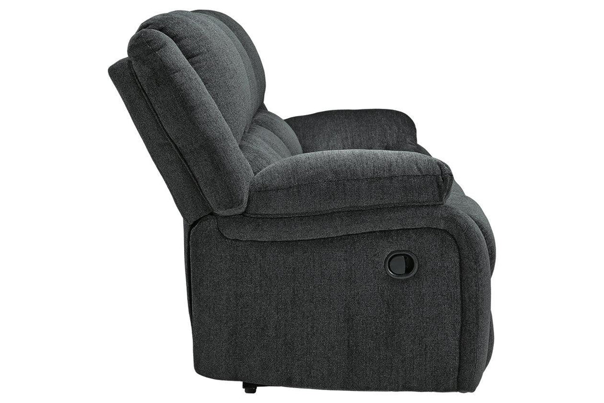 Draycoll Slate Reclining Sofa by Ashley at Eve Furniture