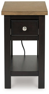 Drazmine Brown Chairside End Table by Ashley at Eve Furniture