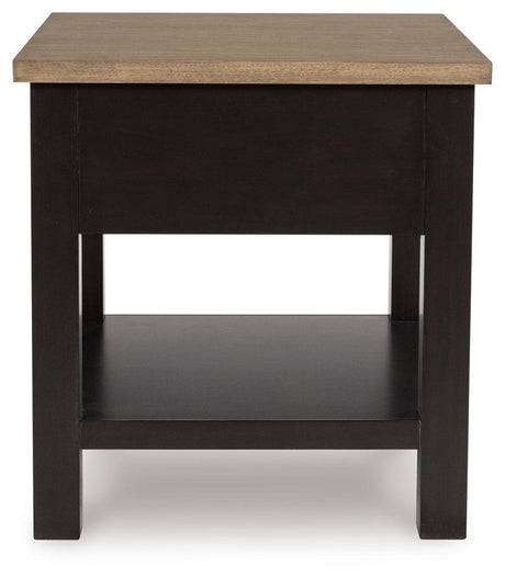 Drazmine Brown End Table by Ashley at Eve Furniture