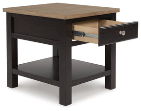 Drazmine Brown End Table by Ashley at Eve Furniture