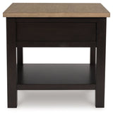 Drazmine Brown End Table