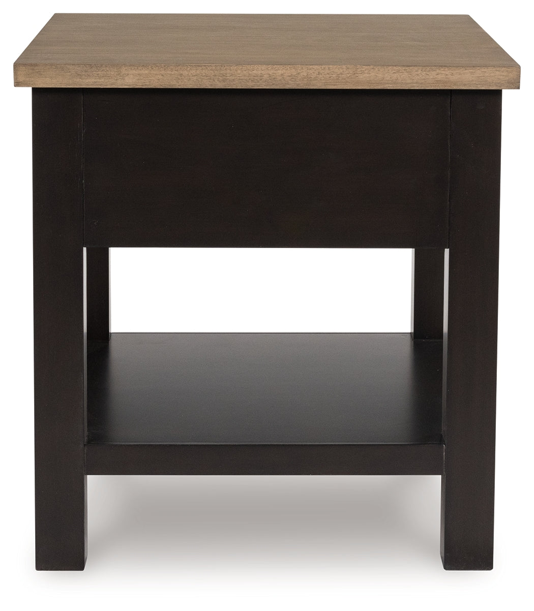 Drazmine Brown End Table