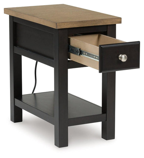 Drazmine Brown Chairside End Table by Ashley at Eve Furniture