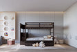 Dream Espresso Full/Full Bunk Bed w/Twin Trundle & Staircase Storage by Happy Homes at Eve Furniture