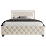 Dream Haven Beige Twin Platform Bed by Happy Homes at Eve Furniture