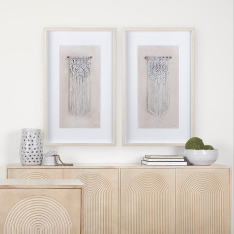Dream Weaver I by Mercana Studio a Hand Embellished Textured Framed Art Print Matted under Glass by Mercana at Eve Furniture