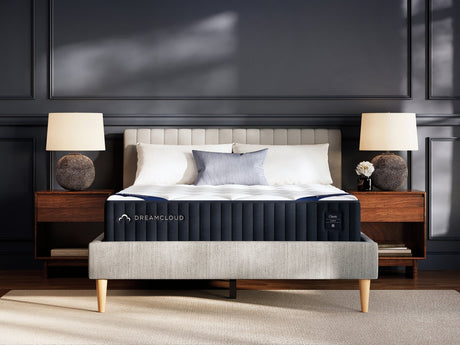 DreamCloud Classic Hybrid Firm White California King Mattress by Ashley at Eve Furniture