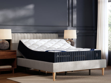DreamCloud Classic Hybrid Firm White California King Mattress by Ashley at Eve Furniture