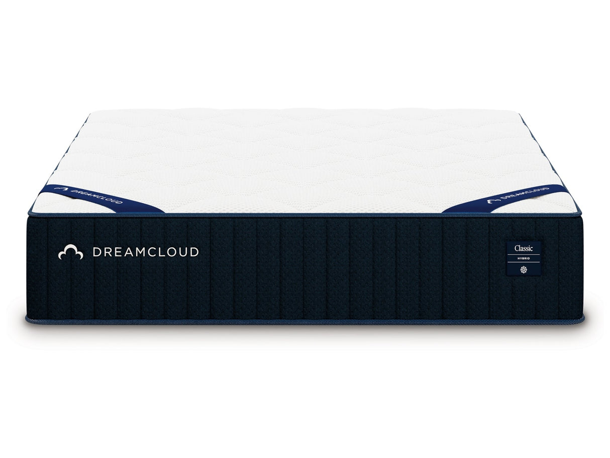 DreamCloud Classic Hybrid Firm White King Mattress by Ashley at Eve Furniture