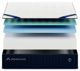 Dreamcloud Classic Memory Foam White King Mattress by Ashley at Eve Furniture