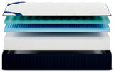 Dreamcloud Classic Memory Foam White Twin Mattress by Ashley at Eve Furniture