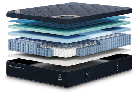 DreamCloud Luxe Hybrid White Queen Mattress by Ashley at Eve Furniture