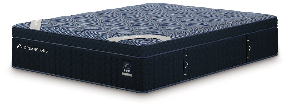 DreamCloud Luxe Hybrid White Queen Mattress by ASHLEY FURNITURE at Eve Furniture