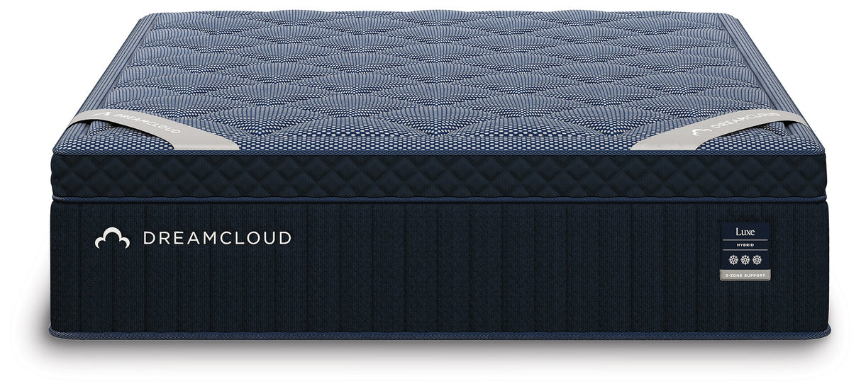 DreamCloud Luxe Hybrid White Queen Mattress by ASHLEY FURNITURE at Eve Furniture