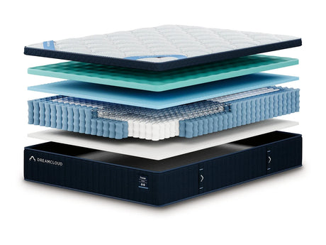 DreamCloud Premier Hybrid Medium White Twin Mattress by Ashley at Eve Furniture