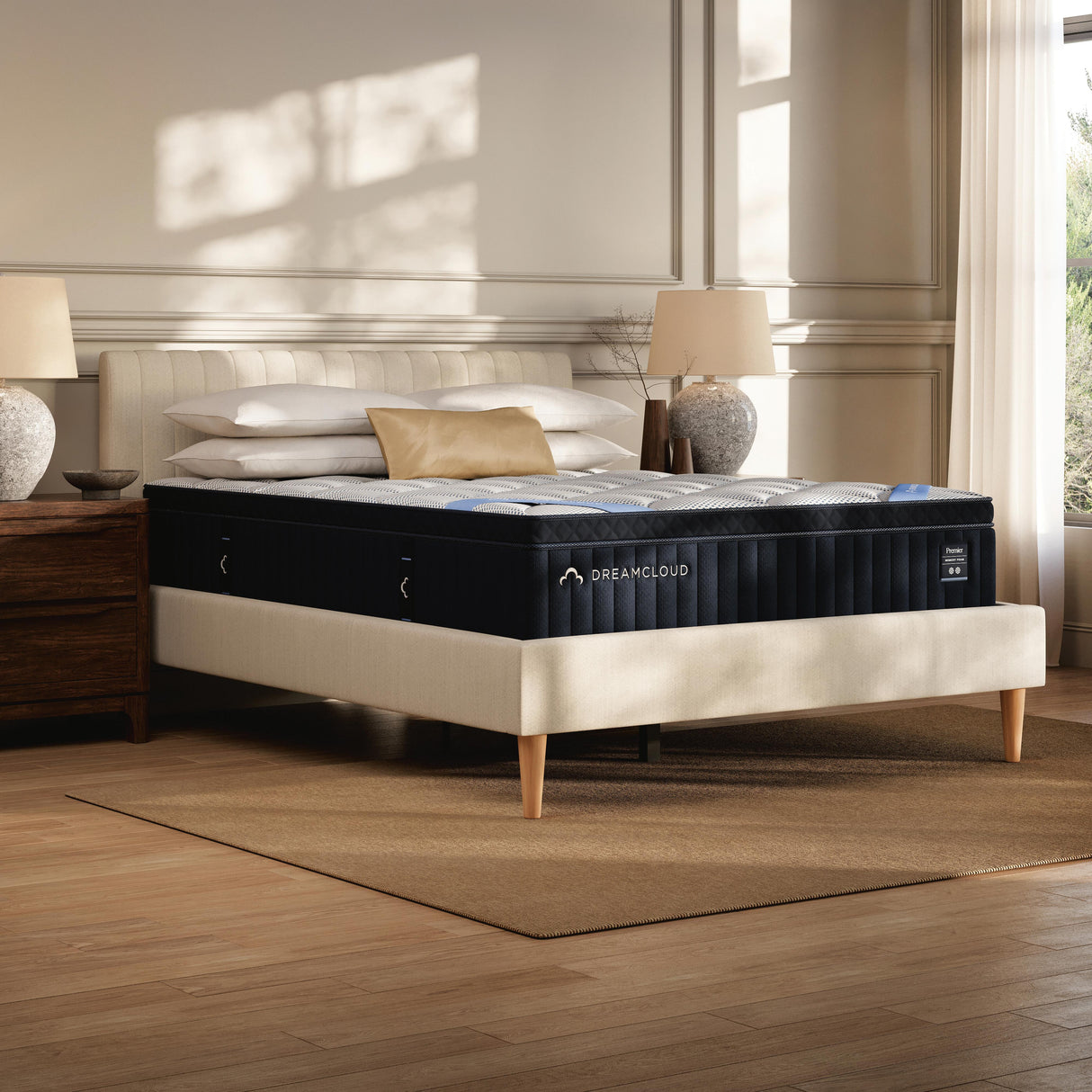 Dreamcloud Premier Memory Foam White King Mattress by Ashley at Eve Furniture