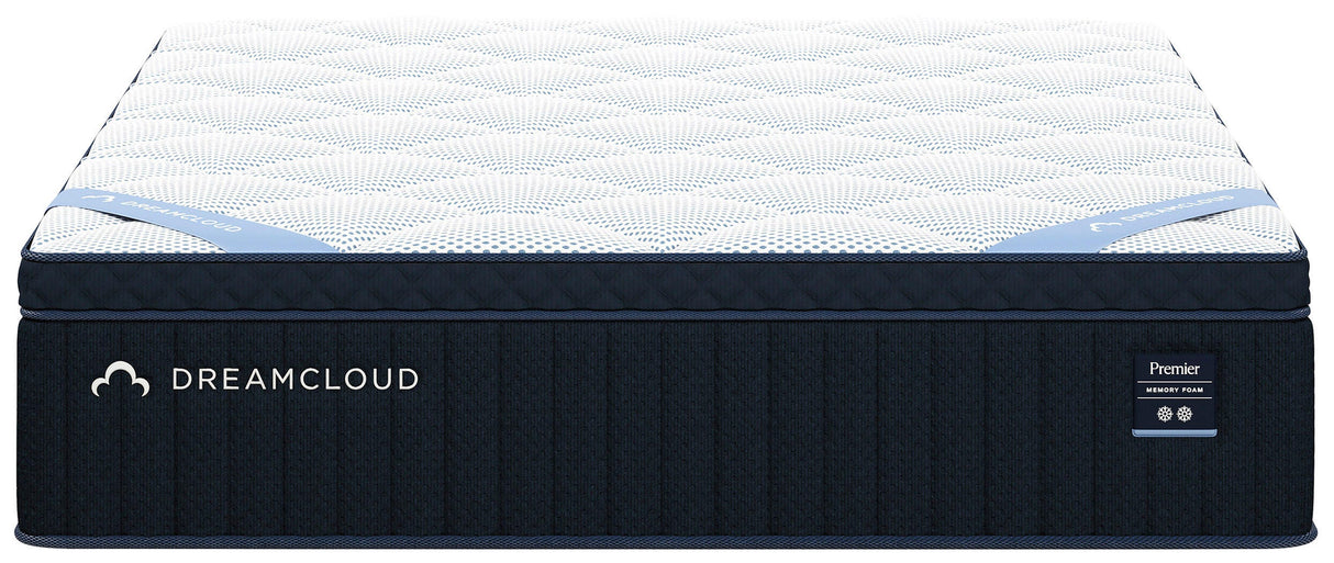 Dreamcloud Premier Memory Foam White Queen Mattress by Ashley at Eve Furniture