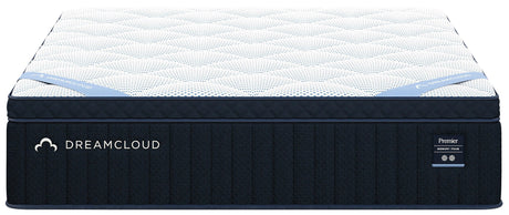 Dreamcloud Premier Memory Foam White Queen Mattress by Ashley at Eve Furniture