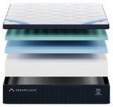 Dreamcloud Premier Memory Foam White Queen Mattress by Ashley at Eve Furniture
