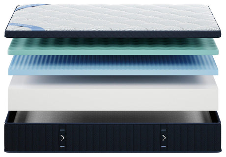 Dreamcloud Premier Memory Foam White Queen Mattress by Ashley at Eve Furniture