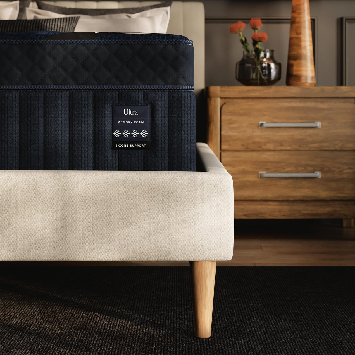 Dreamcloud Ultra Memory Foam White Queen Mattress by Ashley at Eve Furniture