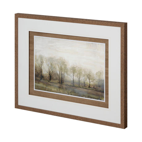 Dreams & Trees Landscape by Matina Theodosiou Hand Embellished Framed Art Print Matted under Glass by Mercana at Eve Furniture