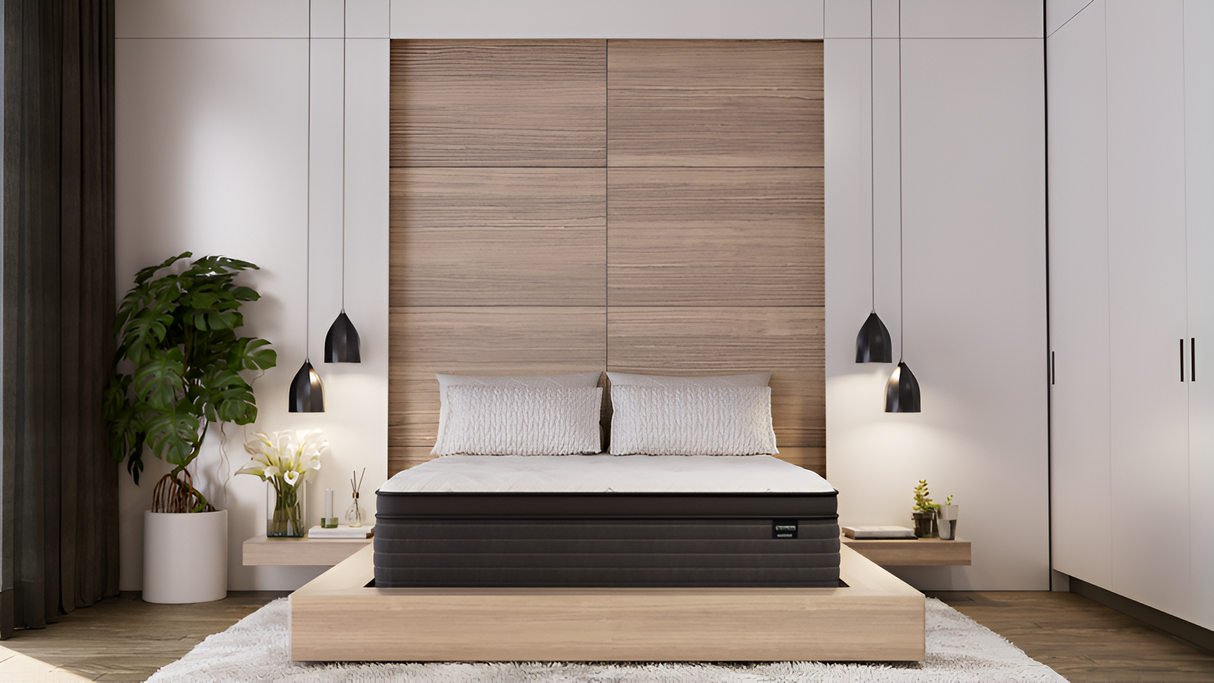 Dreamstage 2.0 Gilded Quilted 14" Plush Queen Mattress by Diamond Mattress at Eve Furniture