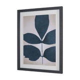 Dreamy Blues I by Stacy Daguiar Hand-Embellished Textured Framed Artwork Matted under Glass by Mercana at Eve Furniture