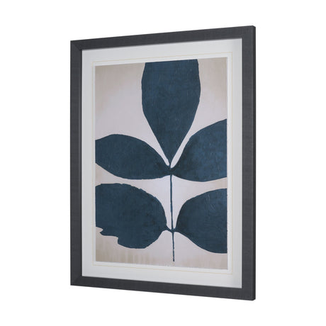 Dreamy Blues I by Stacy Daguiar Hand-Embellished Textured Framed Artwork Matted under Glass by Mercana at Eve Furniture