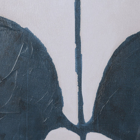 Dreamy Blues I by Stacy Daguiar Hand-Embellished Textured Framed Artwork Matted under Glass by Mercana at Eve Furniture