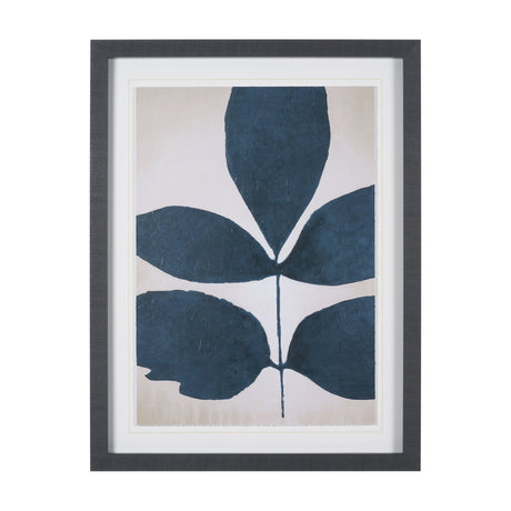 Dreamy Blues I by Stacy Daguiar Hand-Embellished Textured Framed Artwork Matted under Glass by Mercana at Eve Furniture