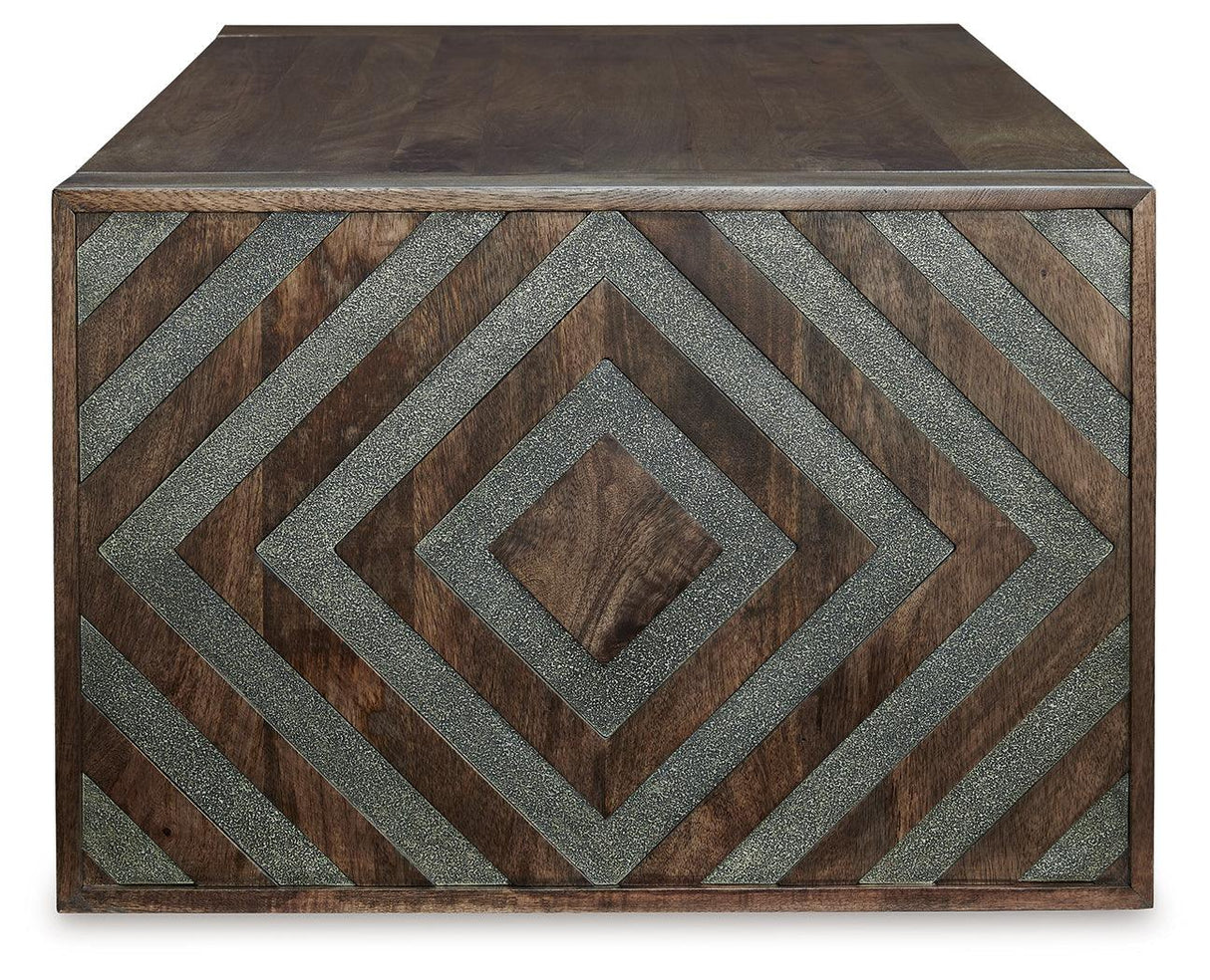 Dreggan Brown Coffee Table by Ashley at Eve Furniture