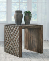 Dreggan Brown End Table