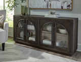 Dreley Grayish Brown Accent Cabinet