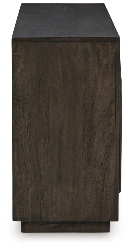 Dreley Grayish Brown Accent Cabinet by Ashley at Eve Furniture
