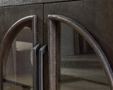 Dreley Grayish Brown Accent Cabinet by Ashley at Eve Furniture