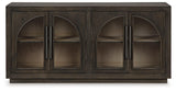 Dreley Grayish Brown Accent Cabinet by Ashley at Eve Furniture