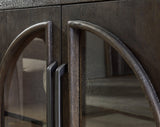 Dreley Grayish Brown Accent Cabinet by Ashley at Eve Furniture