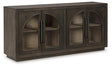 Dreley Grayish Brown Accent Cabinet by Ashley at Eve Furniture