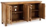 Dresor Natural Accent Cabinet by Ashley at Eve Furniture