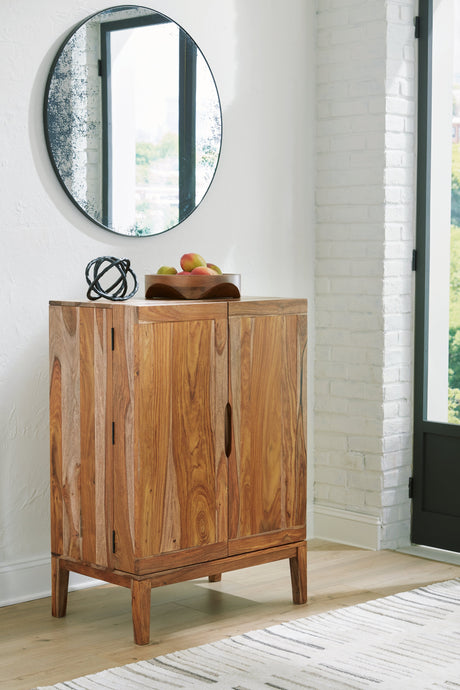 Dressonni Brown Bar Cabinet