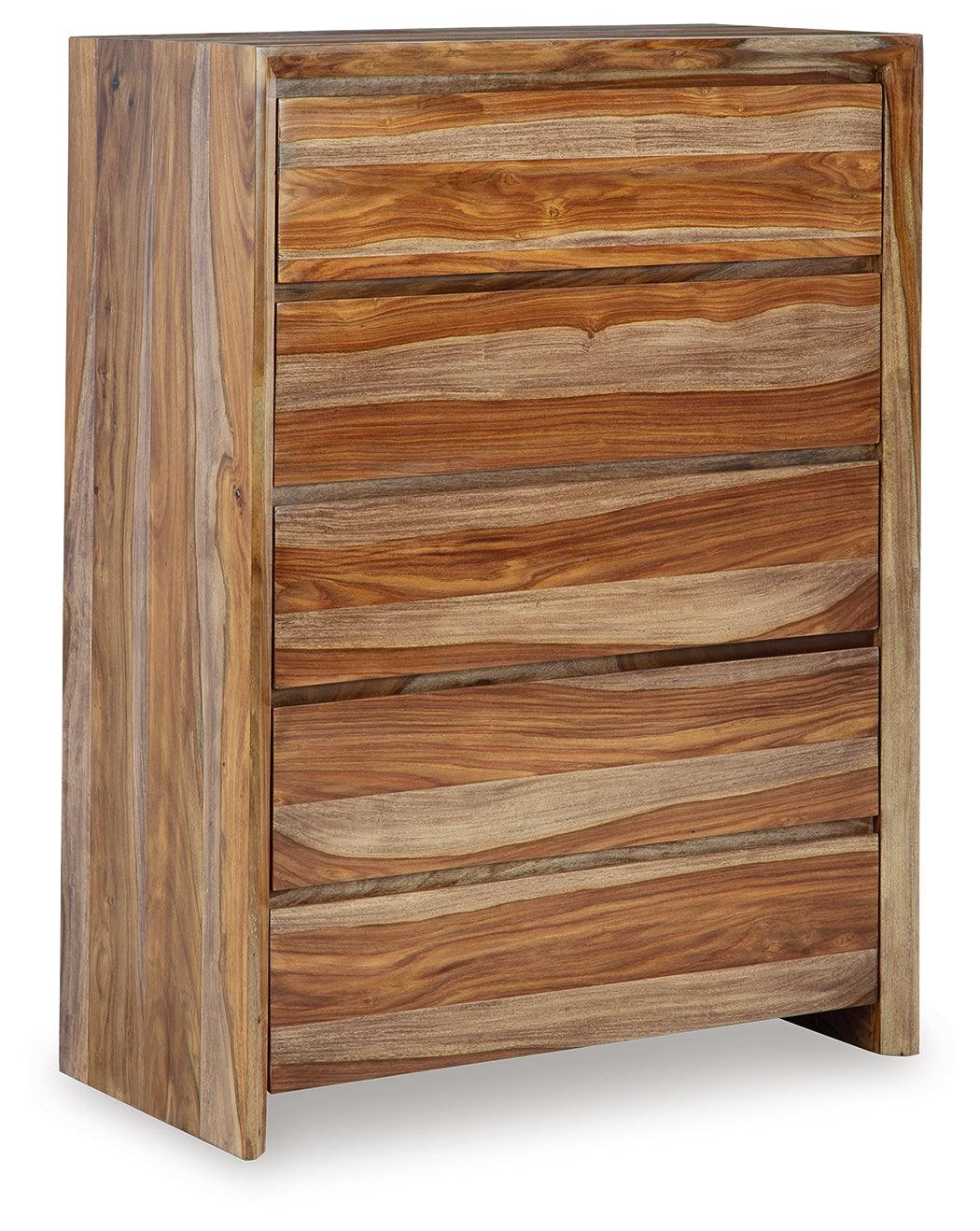 Dressonni Brown Chest of Drawers by Ashley at Eve Furniture