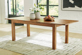 Dressonni Brown Dining Extension Table