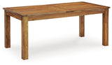 Dressonni Brown Dining Extension Table