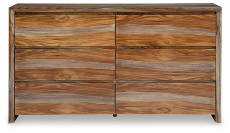 Dressonni Brown Dresser by Ashley at Eve Furniture