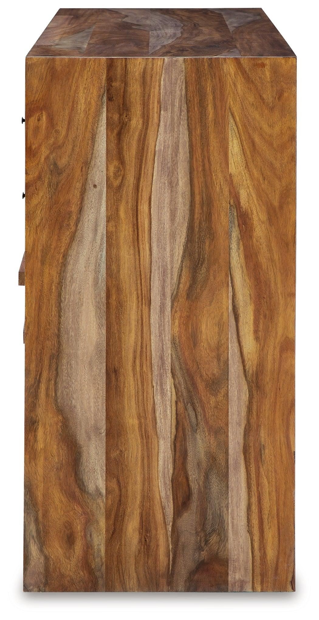 Dressonni Brown Dresser by Ashley at Eve Furniture