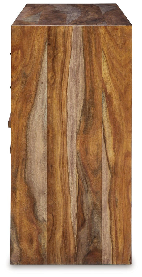 Dressonni Brown Dresser by Ashley at Eve Furniture