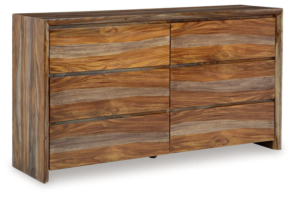 Dressonni Brown Dresser by Ashley at Eve Furniture