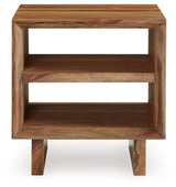 Dressonni Brown End Table by Ashley at Eve Furniture